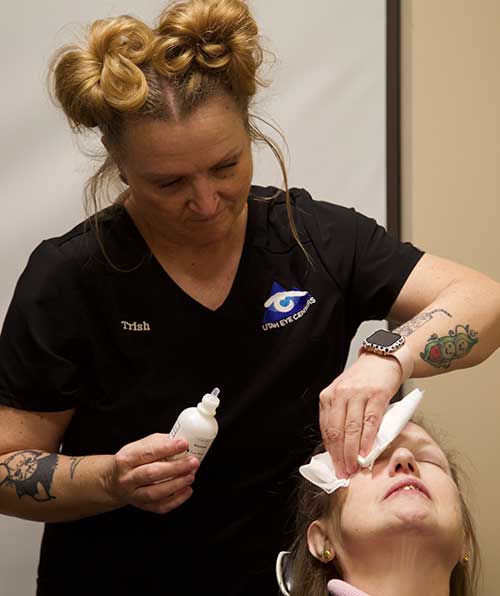 Administering Eye Drops
